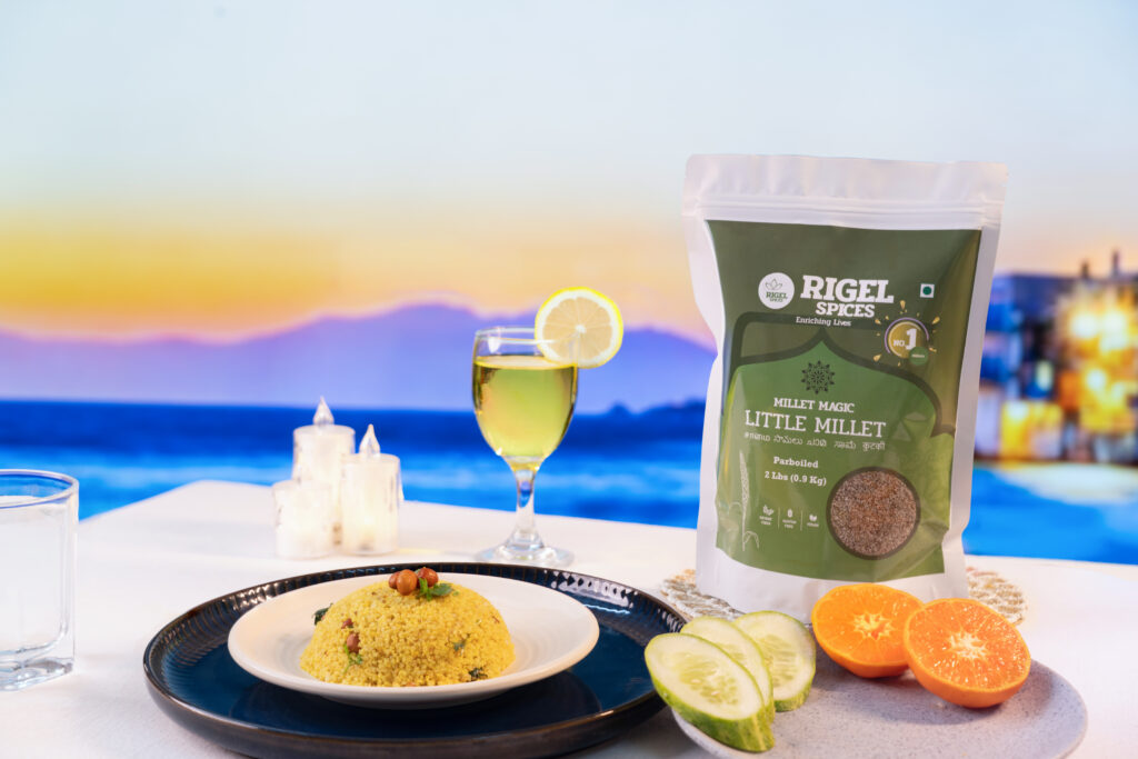 August: Little Millet Lemon Rice
